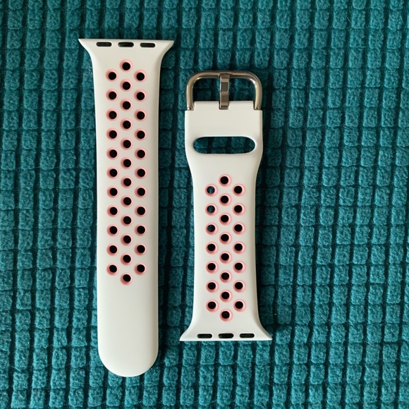 Apple Watch band white/pink - Picture 2 of 2